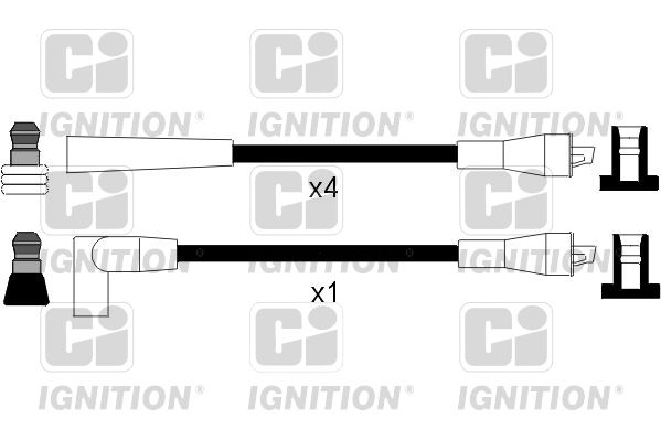 QUINTON HAZELL Augstsprieguma vadu komplekts XC1071